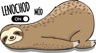 Tričko Lenochod mód